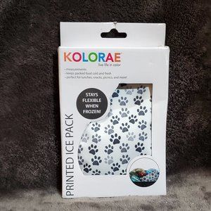 Kolorae Puppy Paws Reusable Soft Ice Pack Black and White Pack of 1